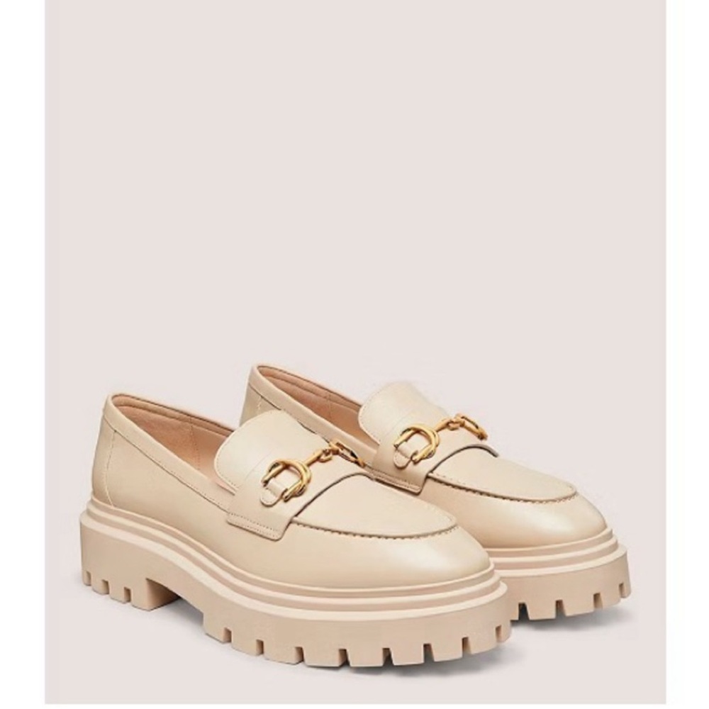 Stuart Weitzman Owen Buckle Platform Loafers